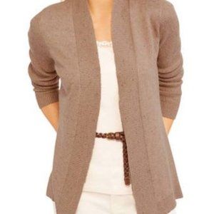 Faded Glory Tan Ribbed Edge Cardigan 2x